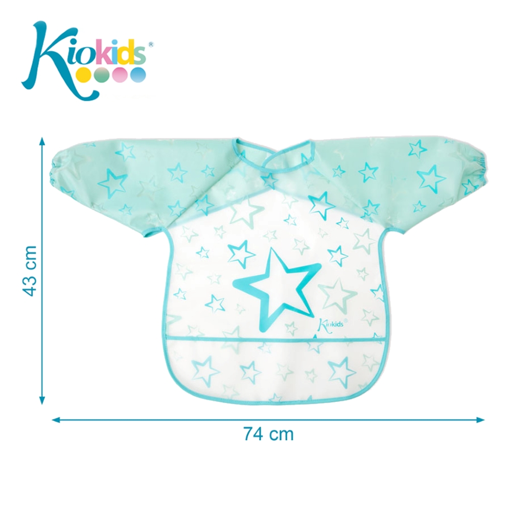 Bavoir imperméable Bleu Kiokids