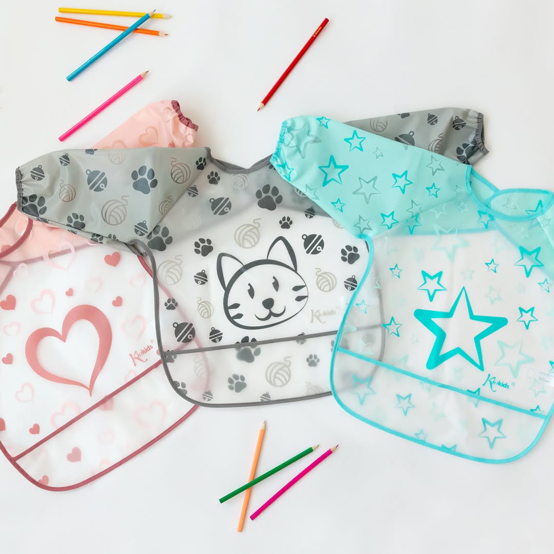 Bavoir imperméable Bleu Kiokids
