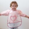 Bavoir imperméable Rose Kiokids