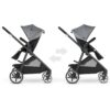 poussette-duo-avec-cosy-shyft-gris-evenflo-5 Poussette duo avec cosy Shyft gris Evenflo
