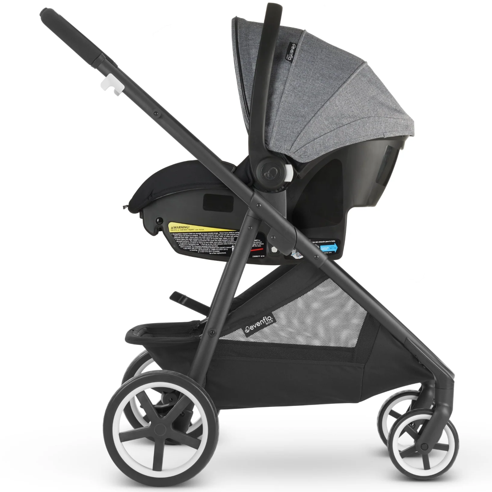 poussette-duo-avec-cosy-shyft-gris-evenflo-6 Poussette duo avec cosy Shyft gris Evenflo