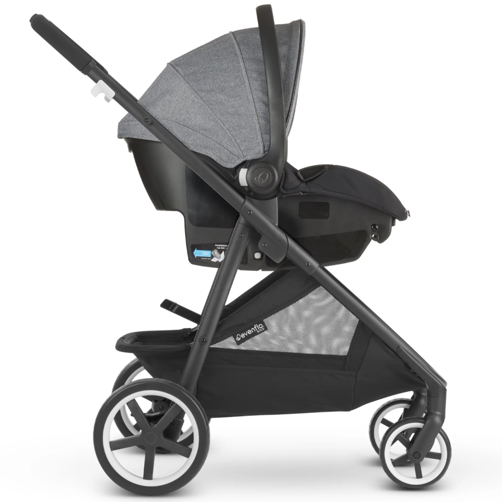 poussette-duo-avec-cosy-shyft-gris-evenflo-7 Poussette duo avec cosy Shyft gris Evenflo