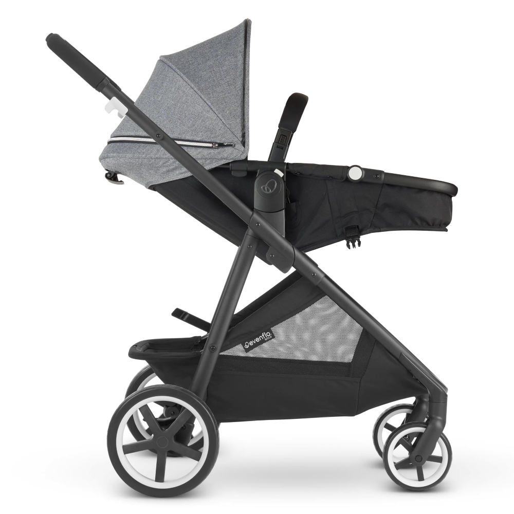 poussette-duo-avec-cosy-shyft-gris-evenflo-9 Poussette duo avec cosy Shyft gris Evenflo