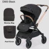 Poussette trio évolutive noir D900 Kidilo