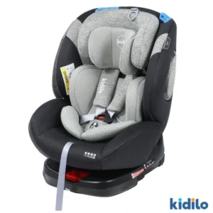 Siège Auto Pivotant 360° ISOFIX gris Kidilo (0-36 kg)