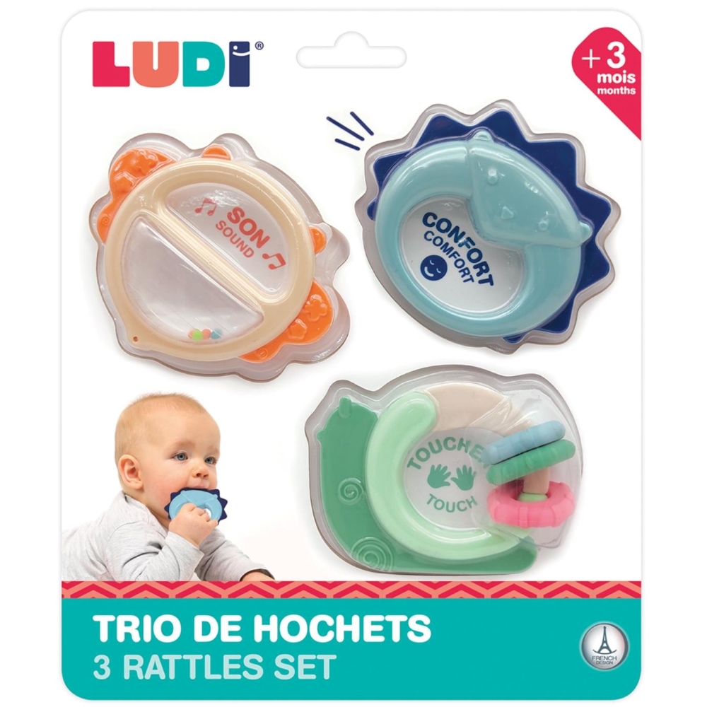 Trio de hochet Ludi