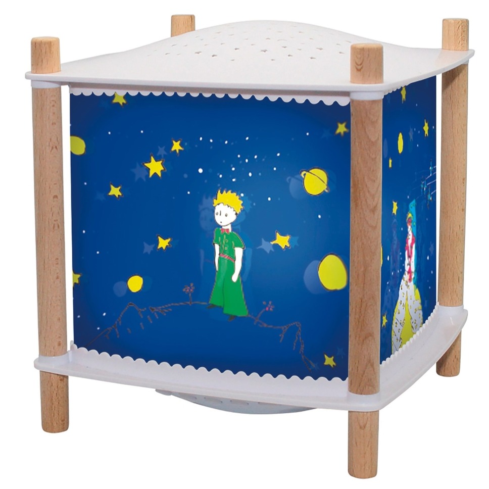 Veilleuse avec projection et berceuses Petit Prince Trousselier