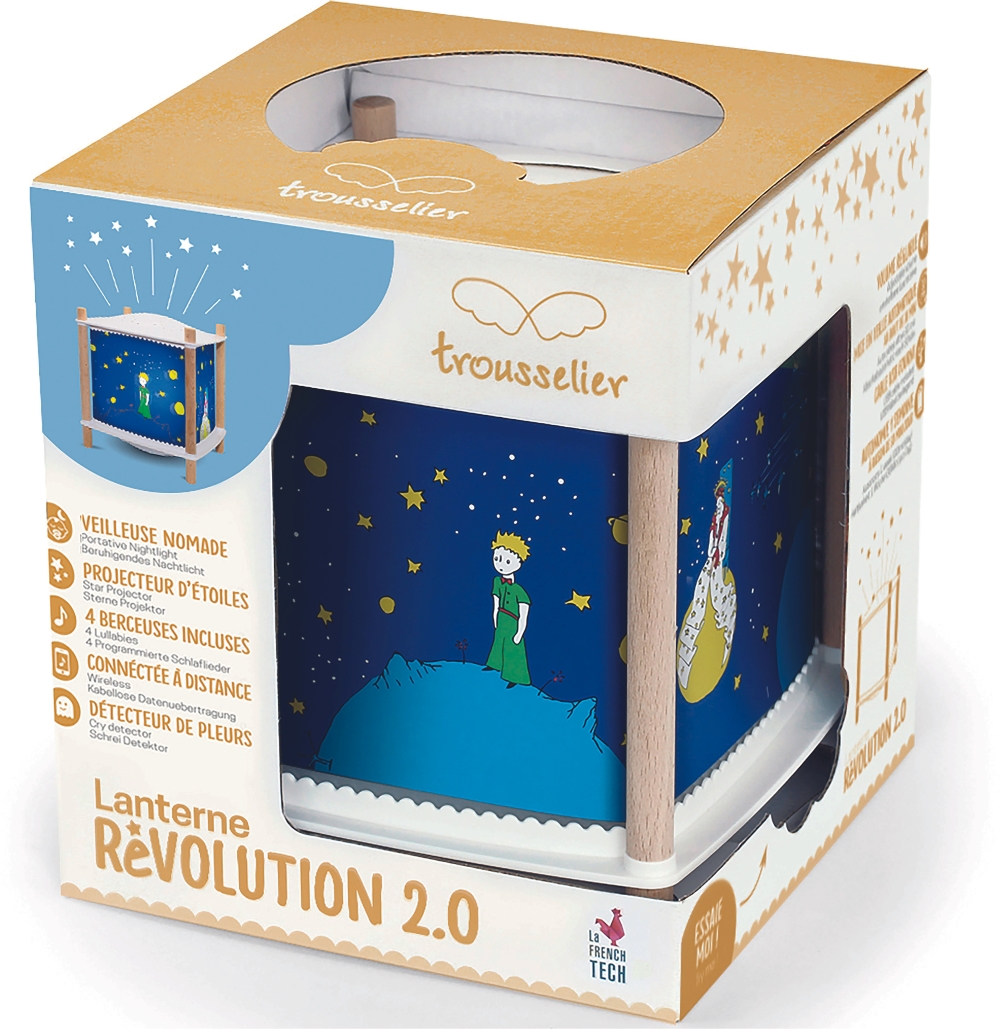 Veilleuse avec projection et berceuses Petit Prince Trousselier