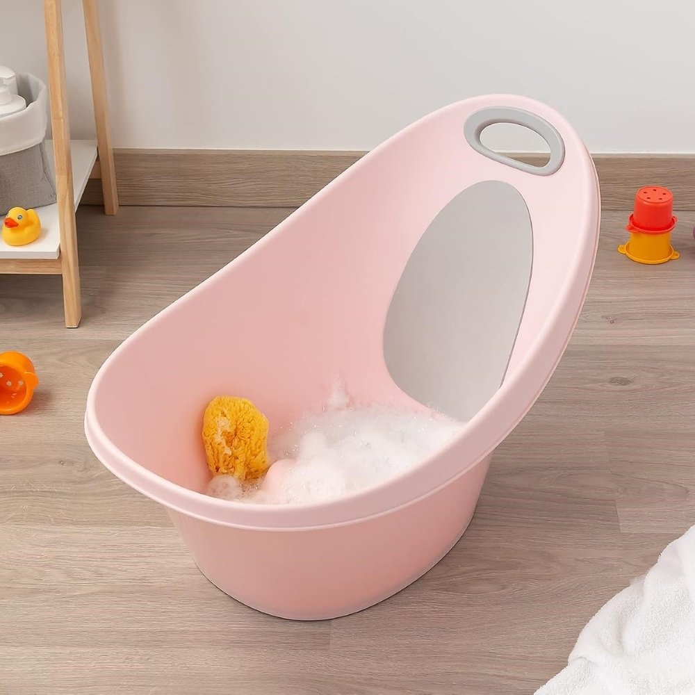 Baignoire-Avec-Bosse-Et-Pieds-Antidérapants-rose-kiokids-1 Baignoire avec bosse et pieds antidérapants bleu Kiokids