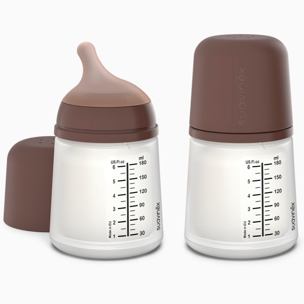 Biberon anti-colique Zero.Zero 180ml débit S Suavinex Deep
