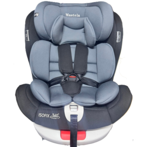 Siège auto isofix rotatif 360 gris Mastela