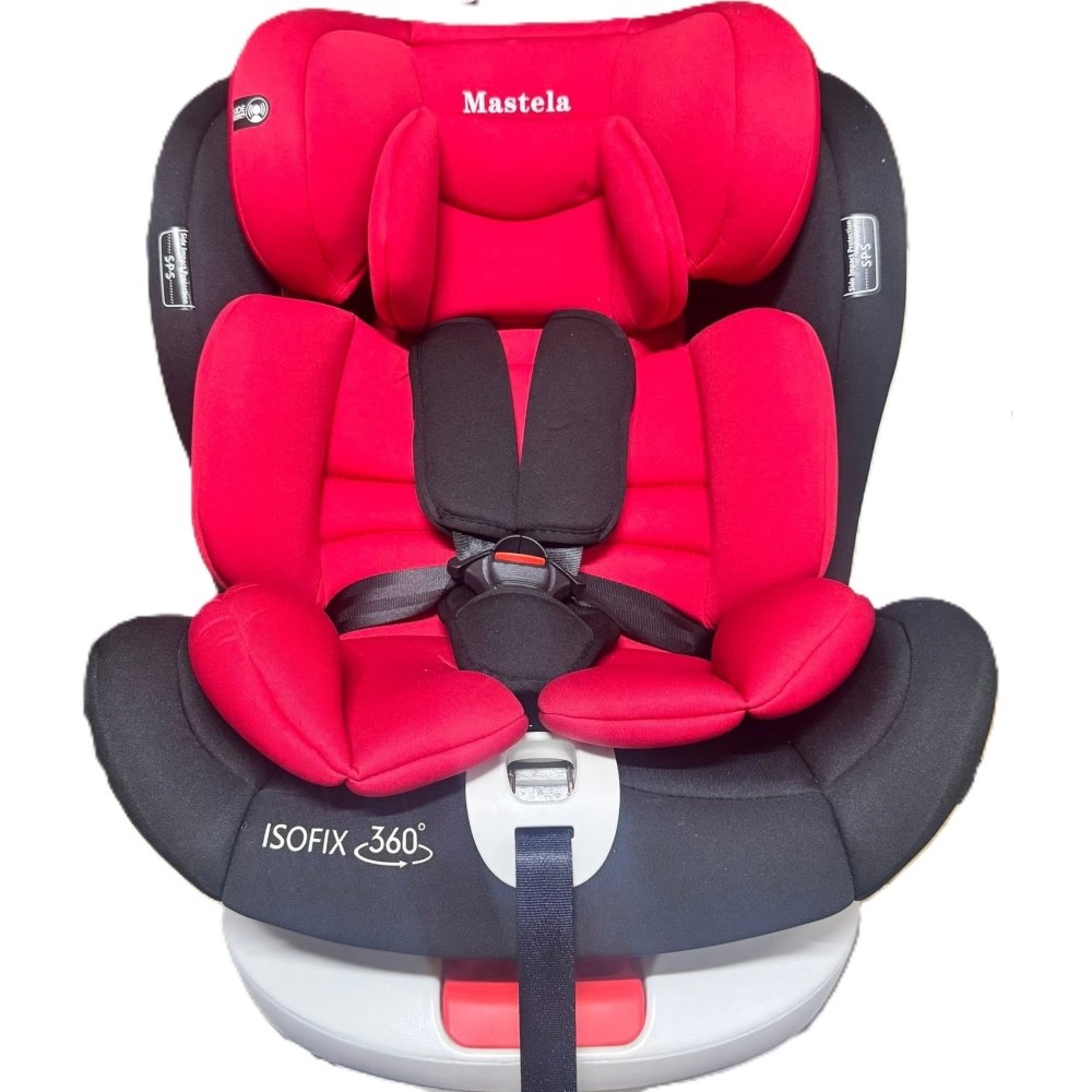 Siège auto isofix rotatif 360 rouge Mastela