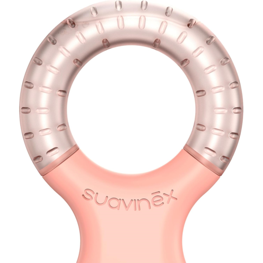 Anneau dentition réfrigérant rose +4mois Suavinex