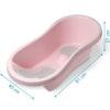 Baignoire bébé évolutive rose Kiokids