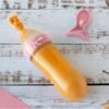 Biberon avec cuillère rose Kiokids