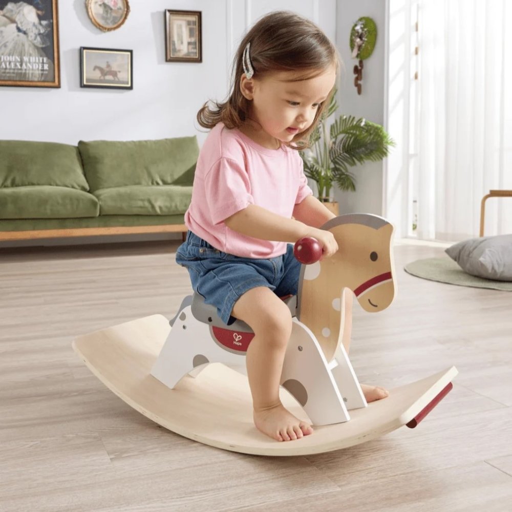Cheval à bascule 2en1 Hape