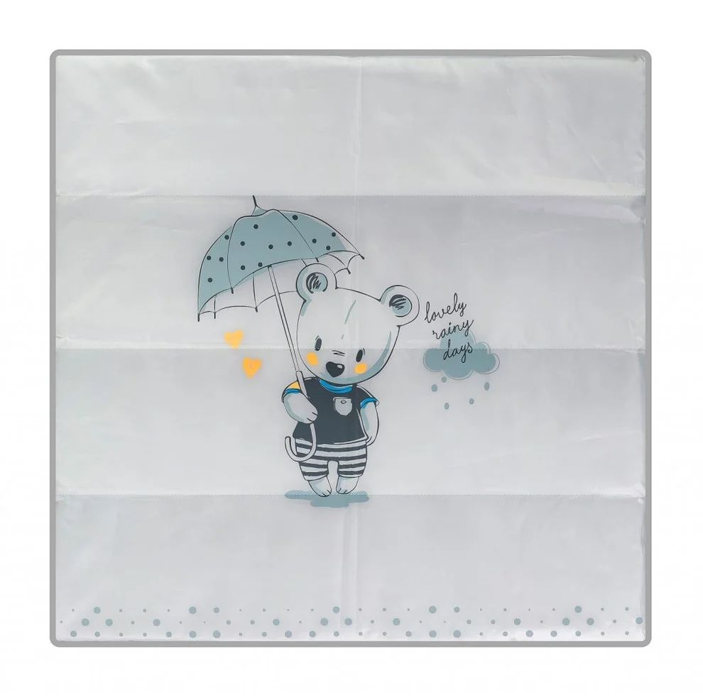 Lit parapluie carré gris Ms Innovaciones
