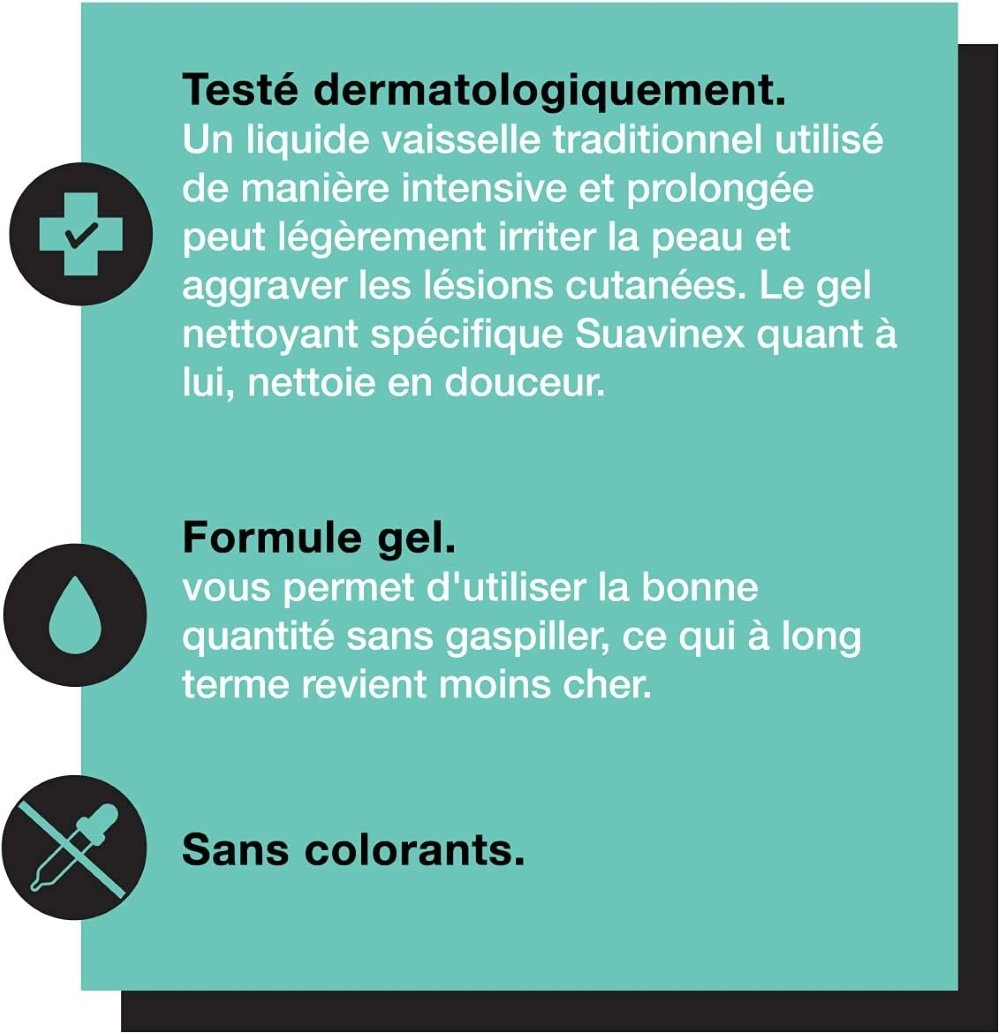 Pack liquide nettoyant biberons et tétines 500ml Suavinex