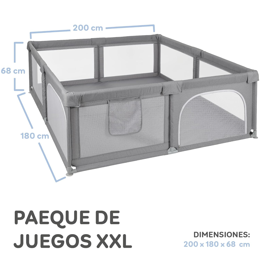 Parc de jeux XXL avec tapis balloons 200*180 Ms Innovaciones