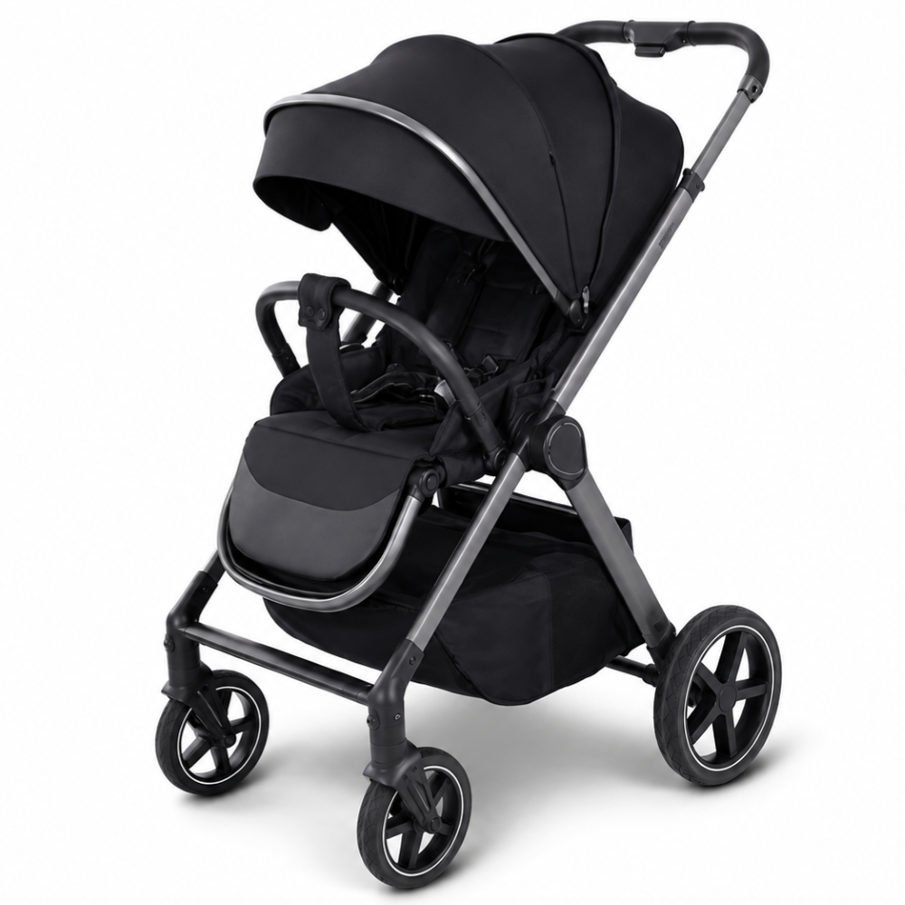 poussette-3en1-avec-cosy-et-nacelle-g26-noir-kidilo-babies-club-maroc-3 Poussette 3en1 avec cosy et nacelle G26 marron Kidilo