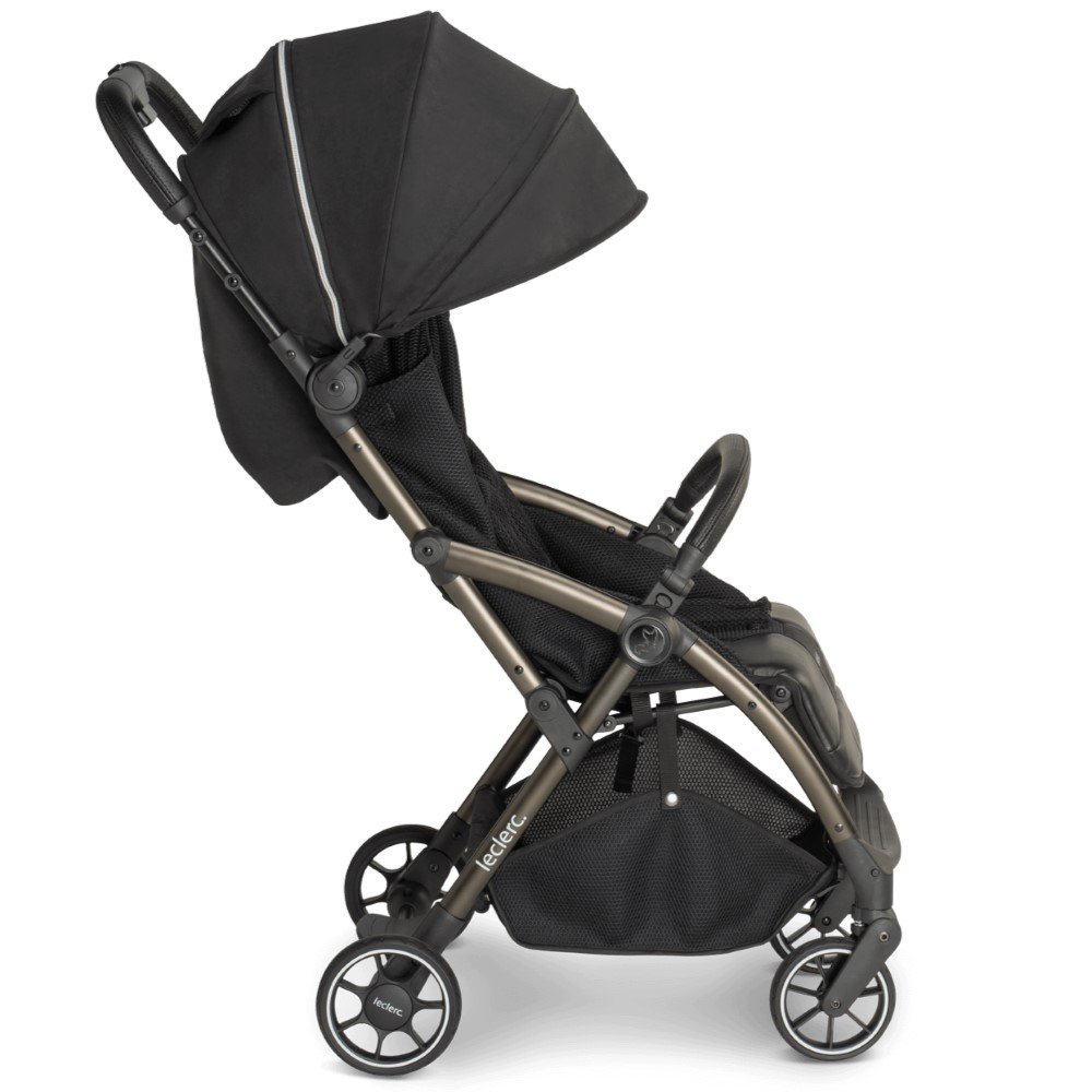 Poussette compacte Hexagon carbon black Leclerc