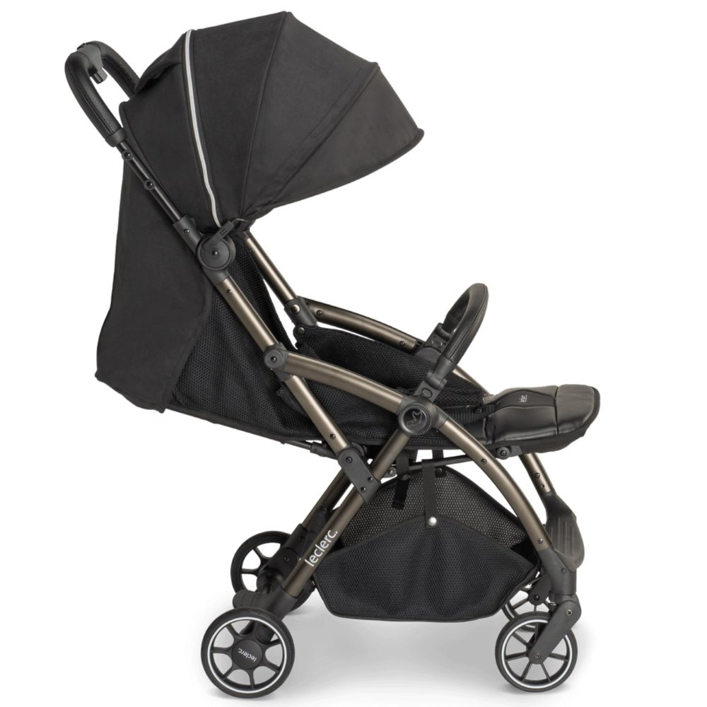 Poussette compacte Hexagon carbon black Leclerc