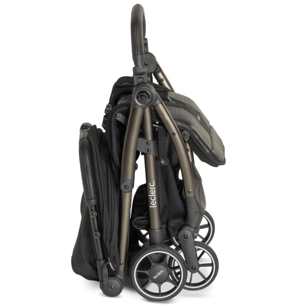 Poussette compacte Hexagon carbon black Leclerc
