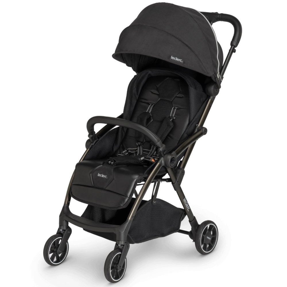 Poussette compacte Hexagon carbon black Leclerc