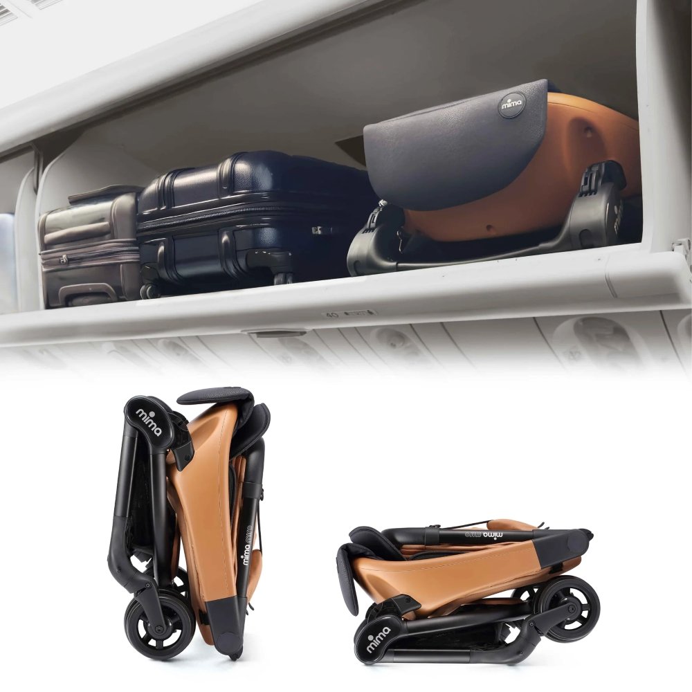 Poussette compacte Miro camel Mima