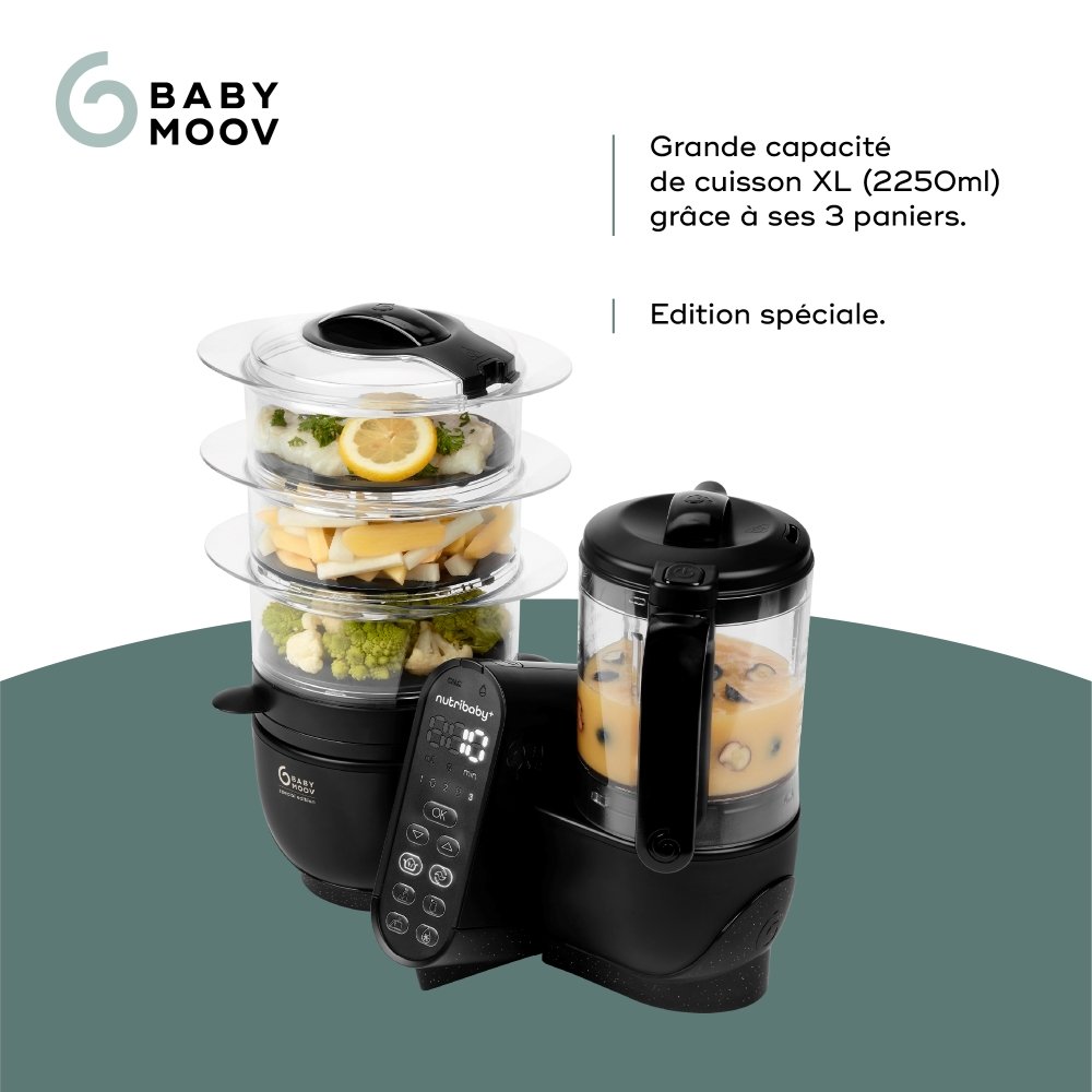 Robot cuiseur bébé Nutribaby XL 6en1 Babymoov