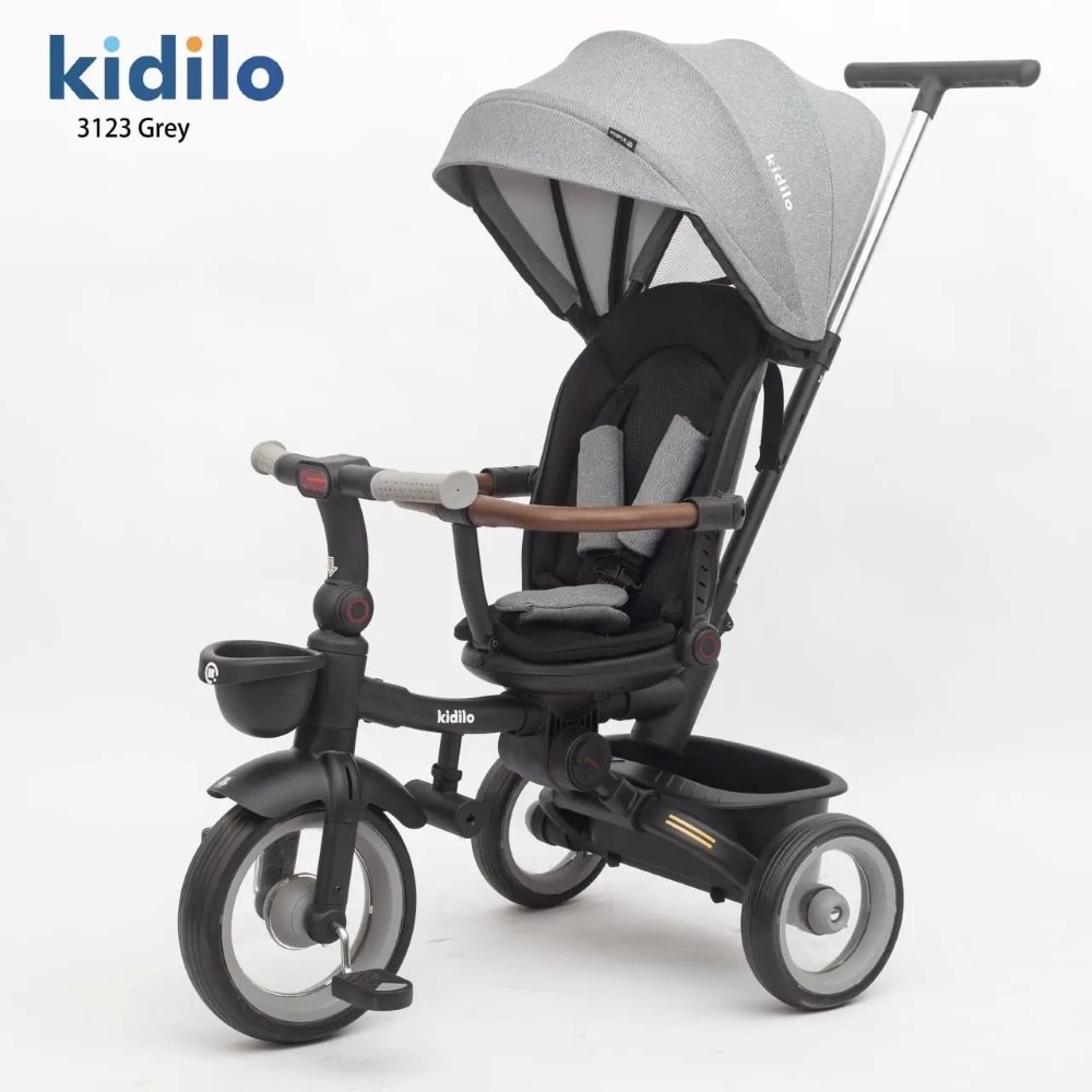 Tricycle évolutif 3123 gris Kidilo