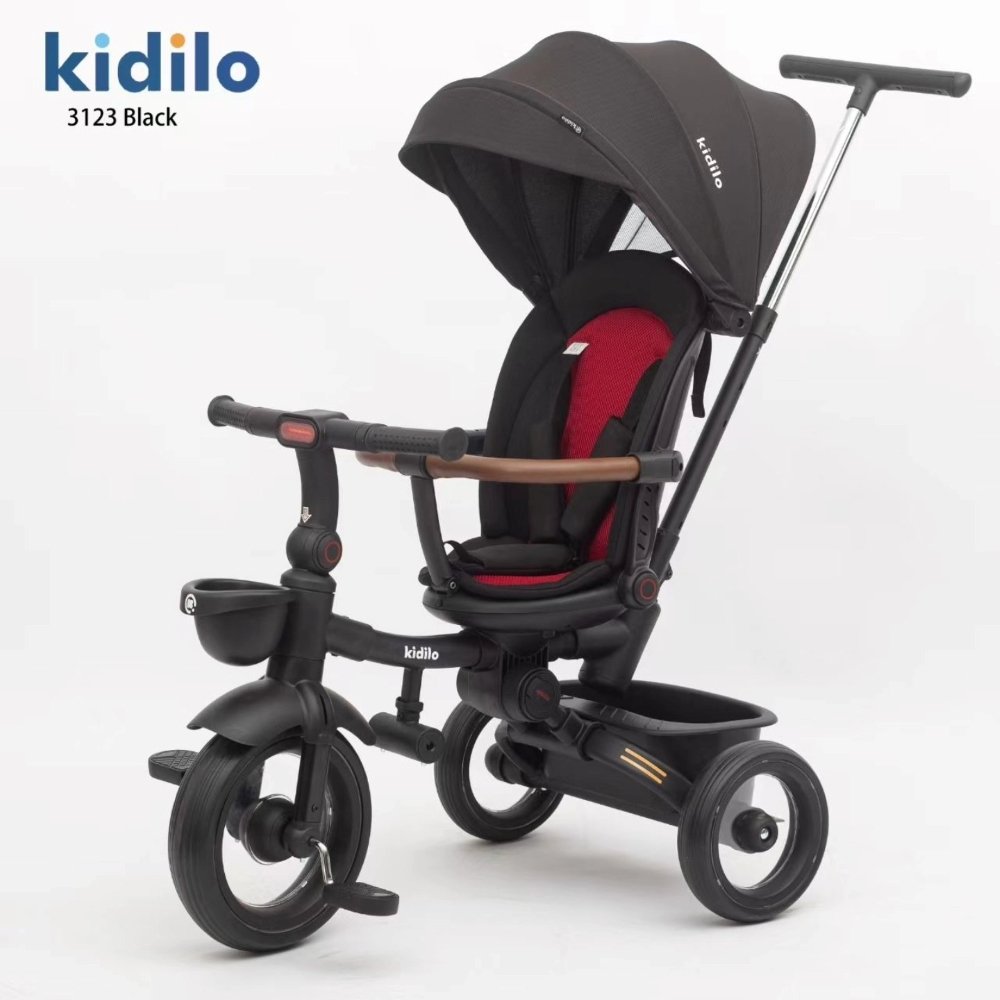 Tricycle évolutif 3123 noir Kidilo