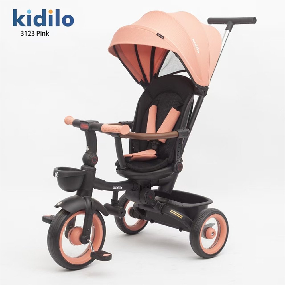 Tricycle évolutif 3123 rose Kidilo