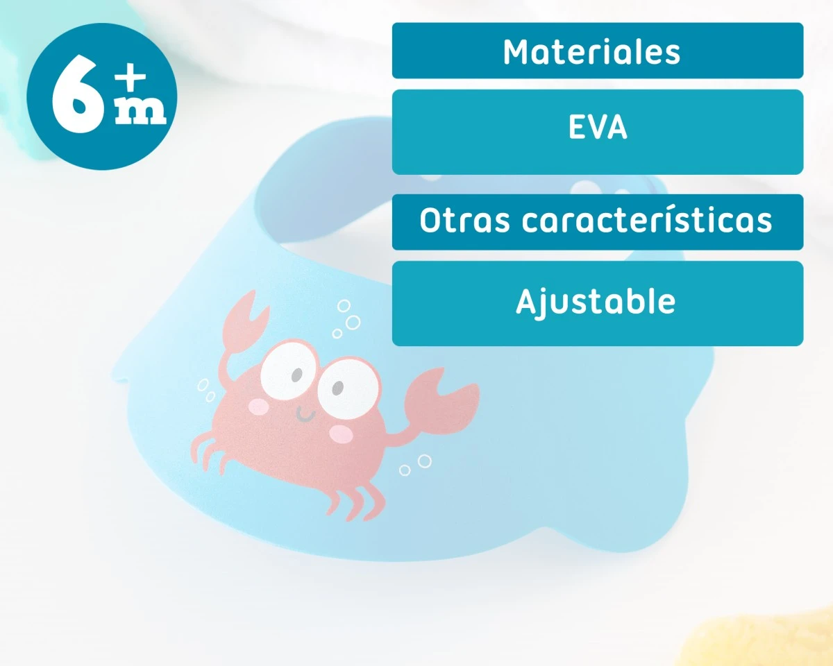 Visière de bain bleu Kiokids
