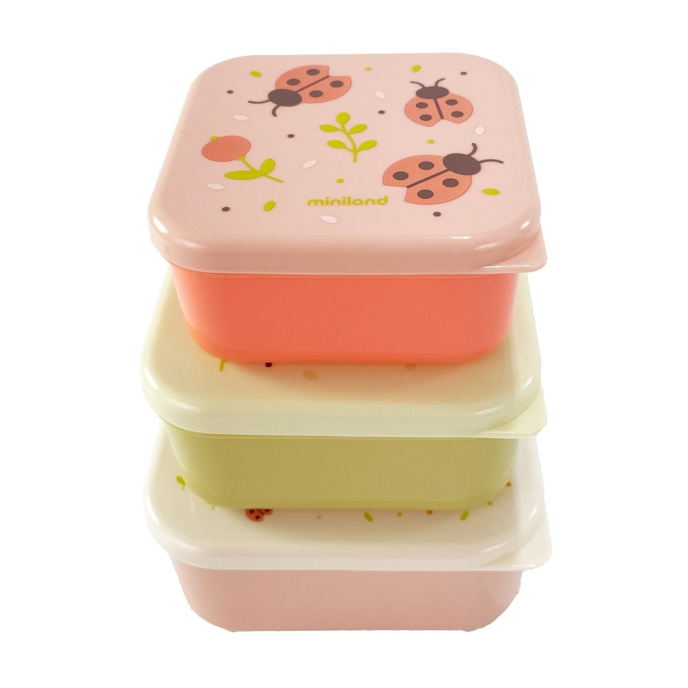 3 Snack box Butterfly Miniland