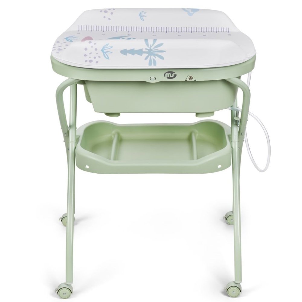 Baignoire Bubble verte avec table à langer Ms Innovaciones