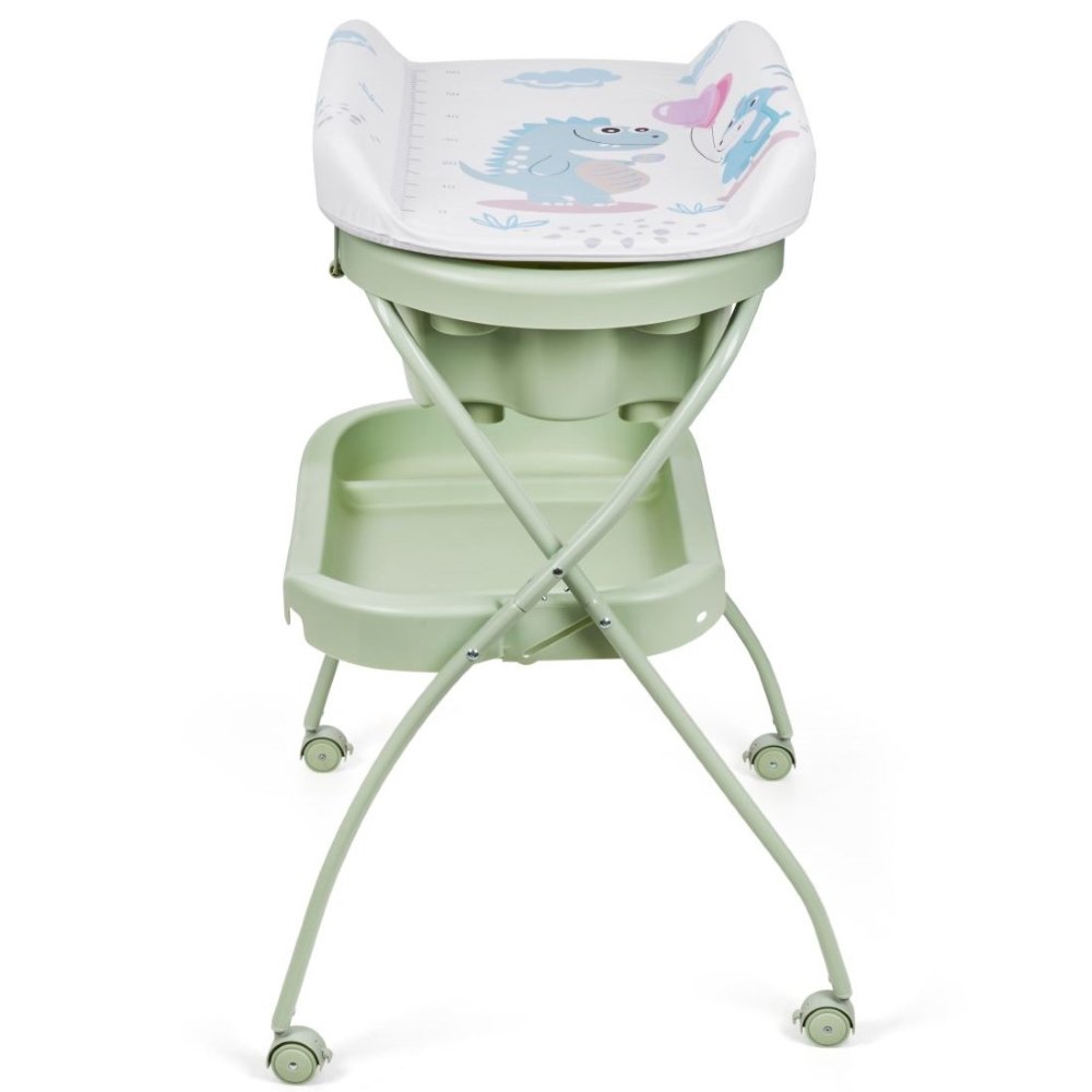 Baignoire Bubble verte avec table à langer Ms Innovaciones