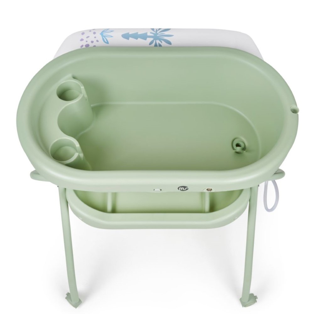 Baignoire Bubble verte avec table à langer Ms Innovaciones