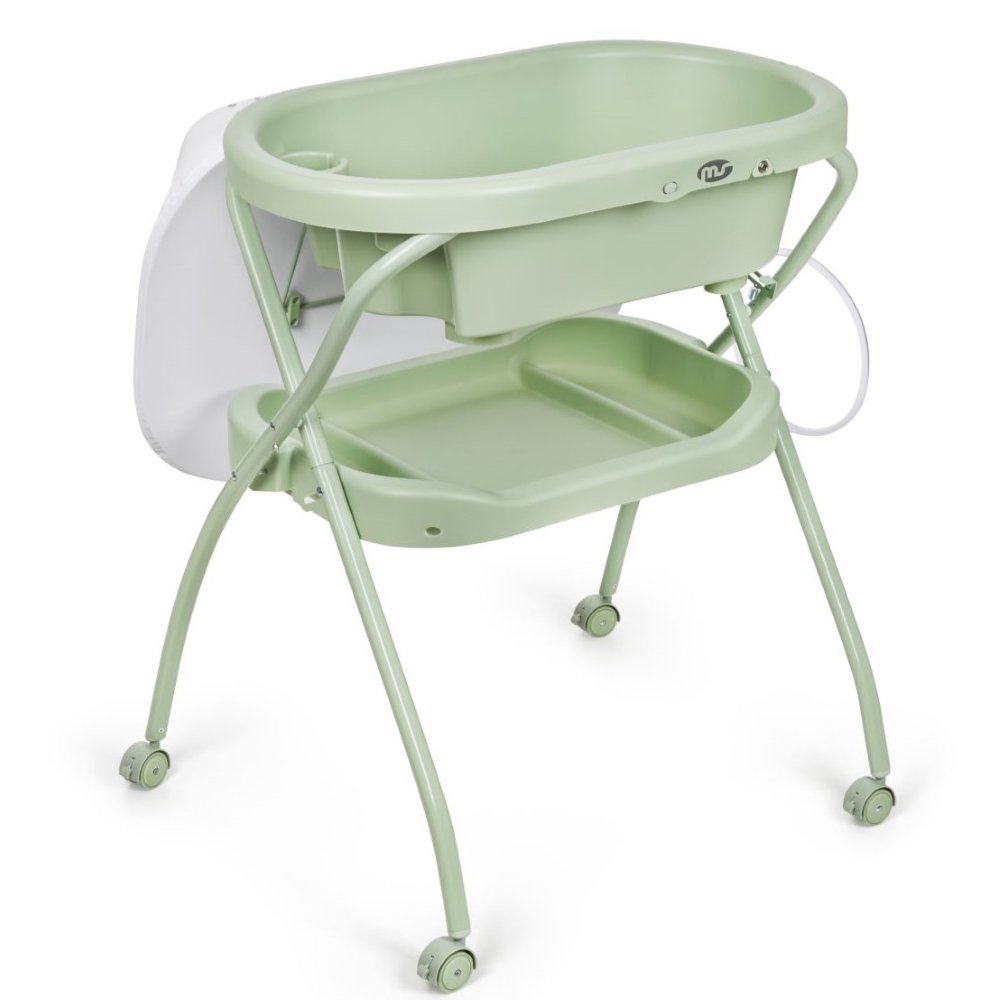 Baignoire Bubble verte avec table à langer Ms Innovaciones