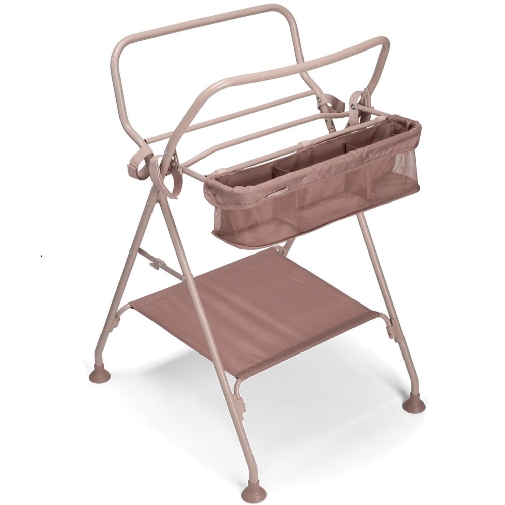 Baignoire pliable avec support et accessoires Rose Twistshake