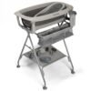 Baignoire pliable avec support et accessoires Gris Twistshake