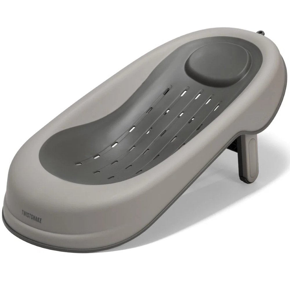 Baignoire pliable avec support et accessoires Gris Twistshake