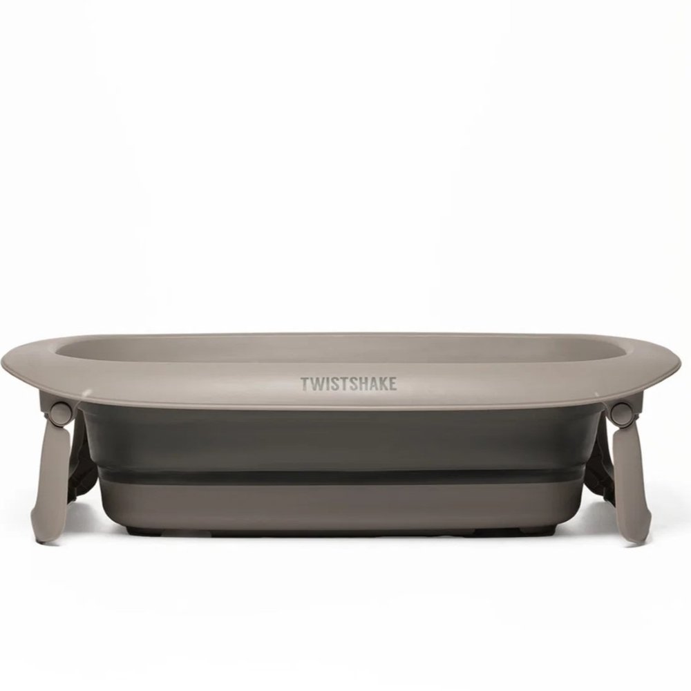 Baignoire pliable avec support et accessoires Gris Twistshake