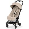 Duo Coya 2 et Nacelle pliable Matt Black Cozy Beige Cybex