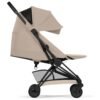 Duo Coya 2 et Nacelle pliable Matt Black Cozy Beige Cybex