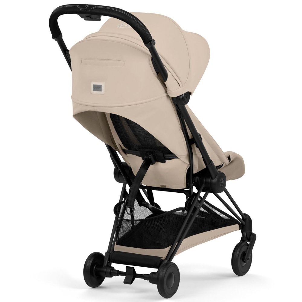 Duo Coya 2 et Nacelle pliable Matt Black Cozy Beige Cybex