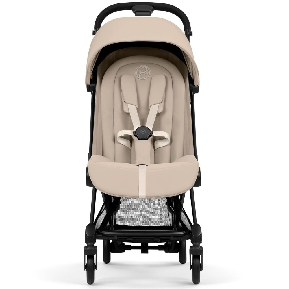 Duo Coya 2 et Nacelle pliable Matt Black Cozy Beige Cybex