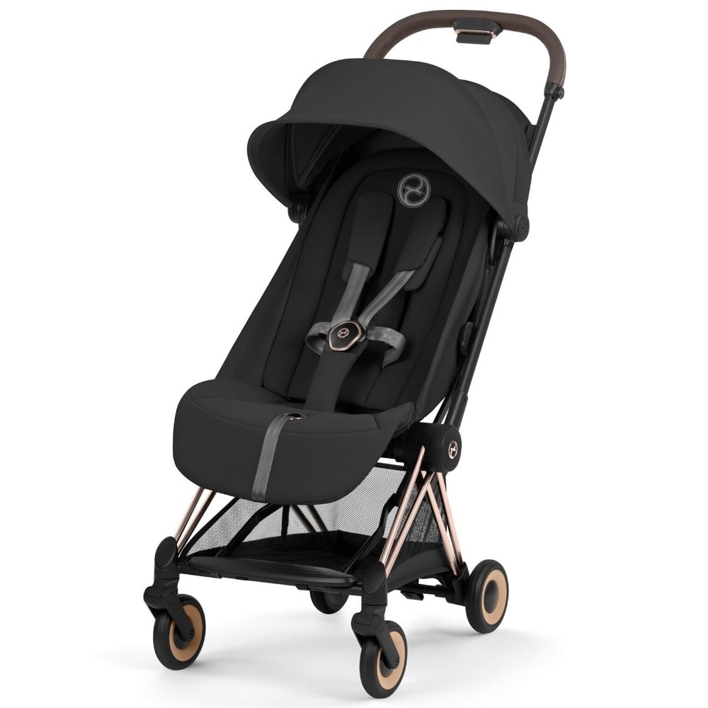 duo-coya-2-et-nacelle-pliable-rose-gold-sepia-black-cybex-1 Duo Coya 2 et Nacelle pliable Rose Gold Sepia Black Cybex