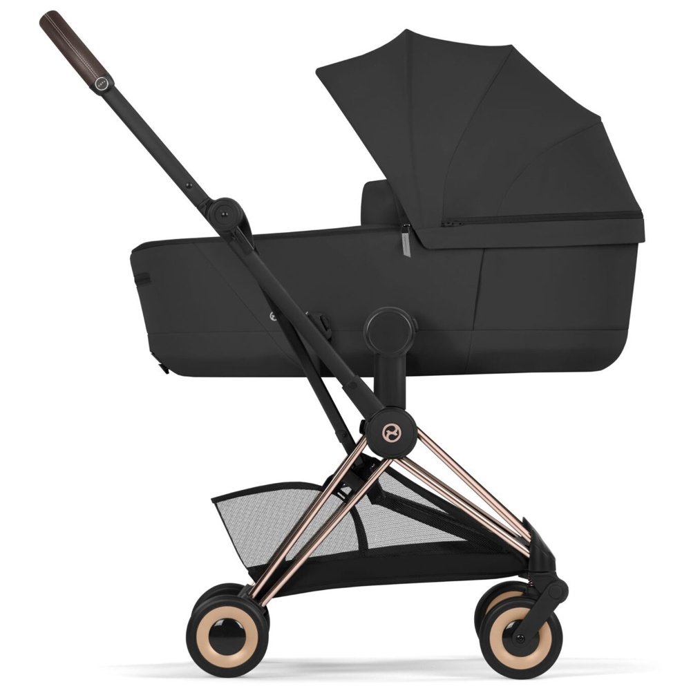 duo-coya-2-et-nacelle-pliable-rose-gold-sepia-black-cybex-4 Duo Coya 2 et Nacelle pliable Rose Gold Sepia Black Cybex