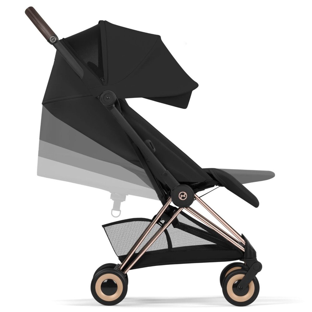 duo-coya-2-et-nacelle-pliable-rose-gold-sepia-black-cybex-6 Duo Coya 2 et Nacelle pliable Rose Gold Sepia Black Cybex